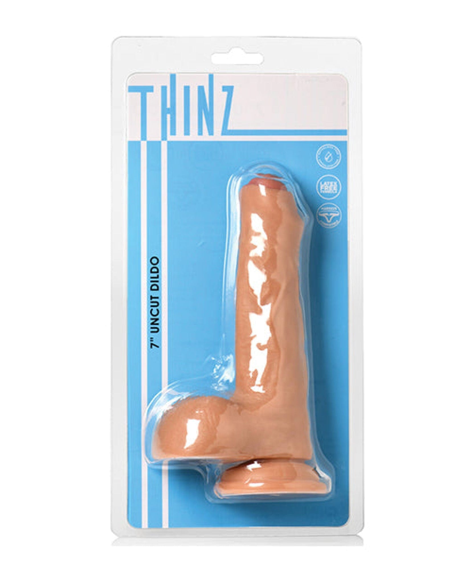 Doll Authority Dongs & Dildos Light / 7" Curve Toys Thinz W/balls