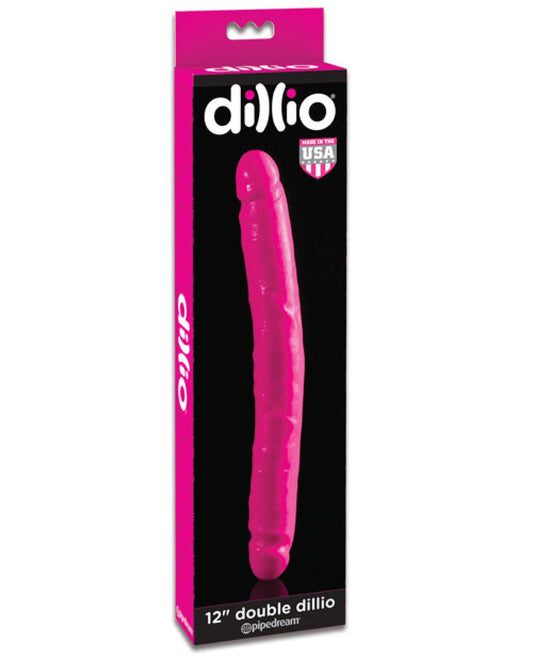 Doll Authority Dongs & Dildos 12" Dillio Double Dillio - Pink