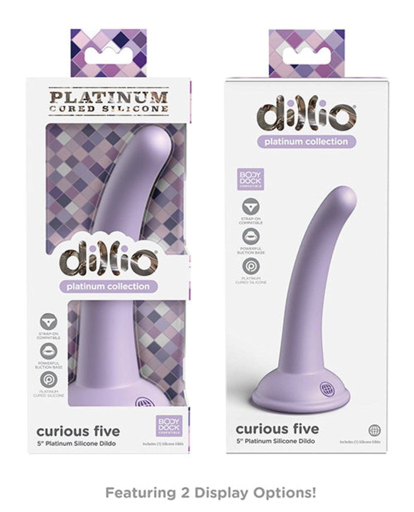 Doll Authority Dongs & Dildos Dillio Platinum 5" Curious Five Silicone Dildo