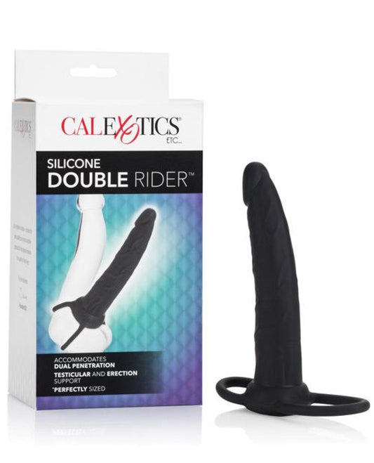 Doll Authority Dongs & Dildos Double Rider Silicone 6.5" - Black