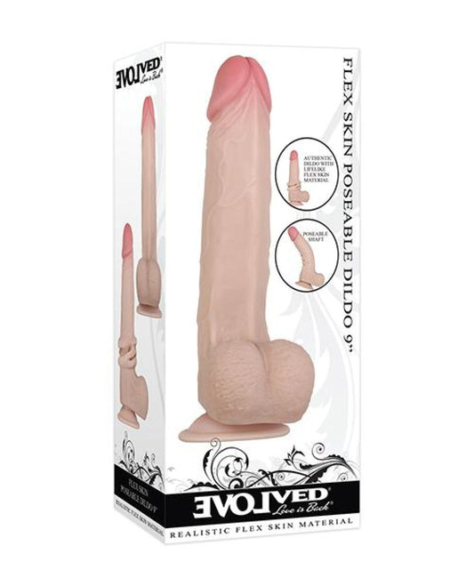 Doll Authority Dongs & Dildos Light Evolved Flexskin Poseable Dildo 9"