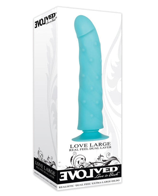 Doll Authority Dongs & Dildos Evolved Love Large Dildo - Blue