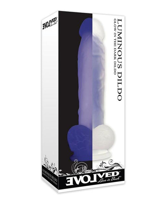 Doll Authority Dongs & Dildos Evolved Luminous Dildo Non Vibrating - Purple