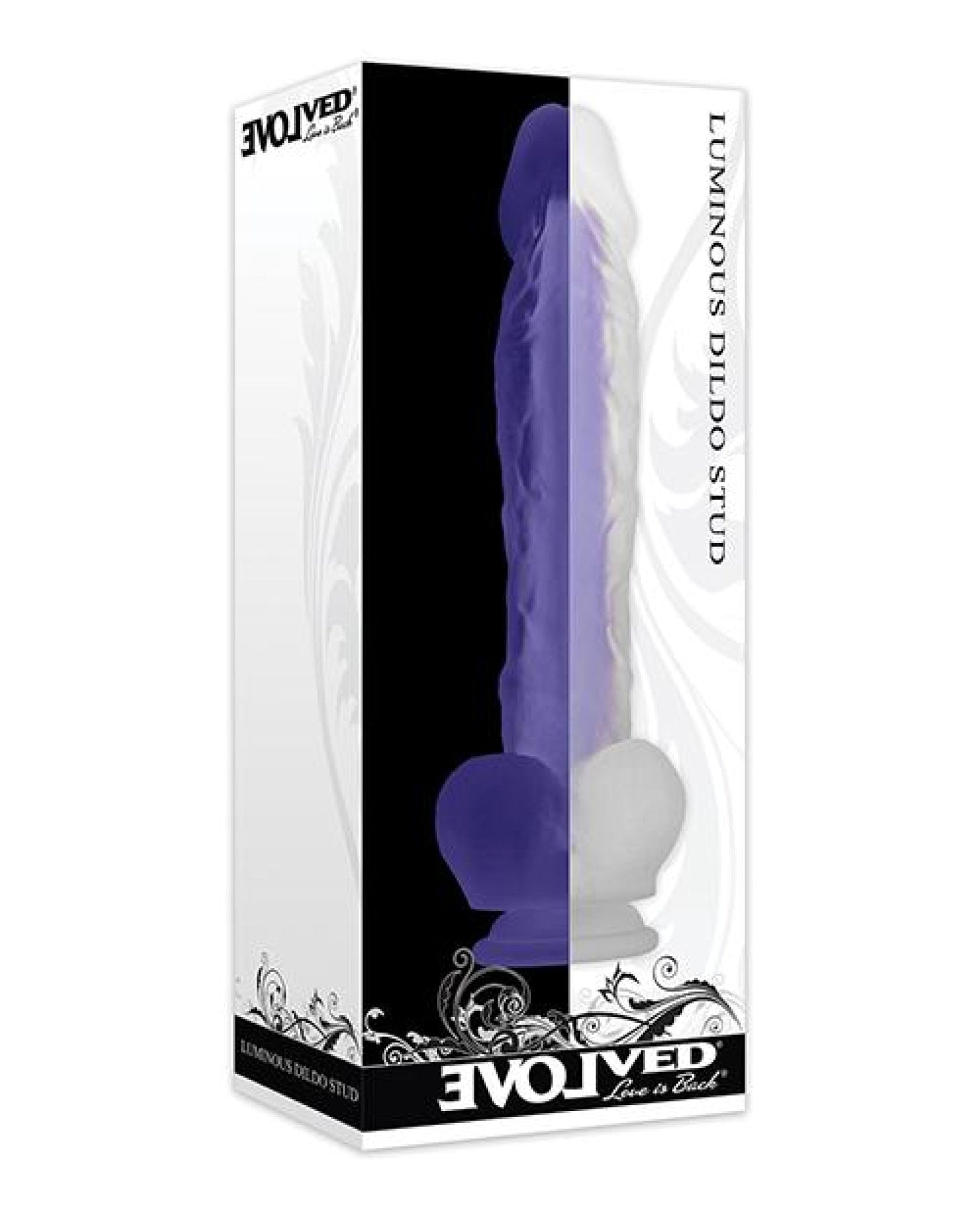Doll Authority Dongs & Dildos Evolved Luminous Dildo Stud Non Vibrating - Purple