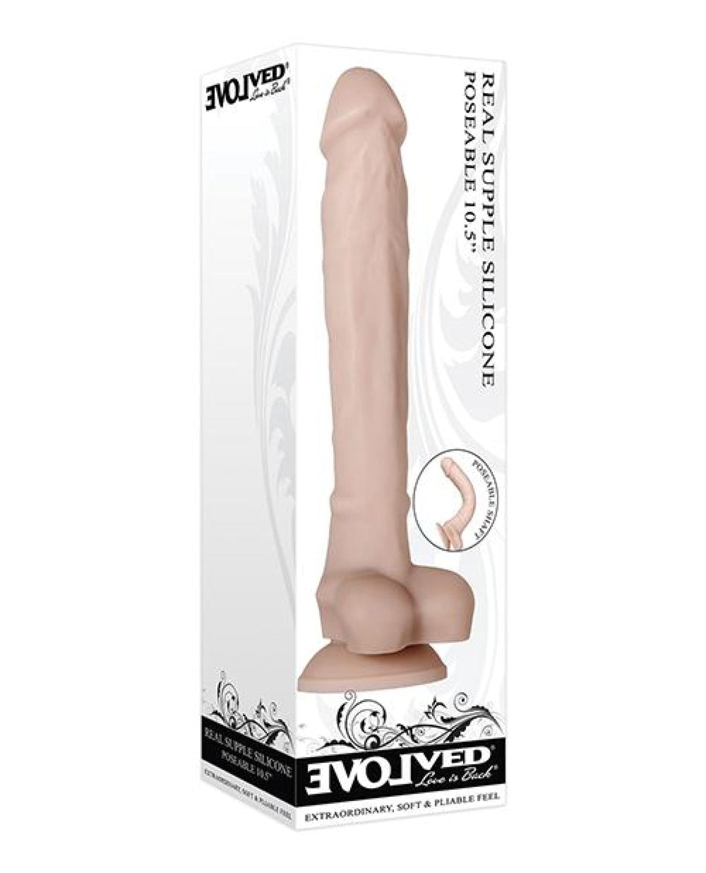 Doll Authority Dongs & Dildos Evolved Real Supple Silicone Poseable 10.5 "