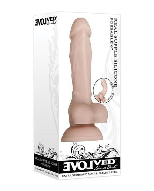 Doll Authority Dongs & Dildos Evolved Real Supple Silicone Poseable 6”