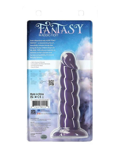 Doll Authority Dongs & Dildos Fantasy Addiction 7" Unicorn Dildo - Purple