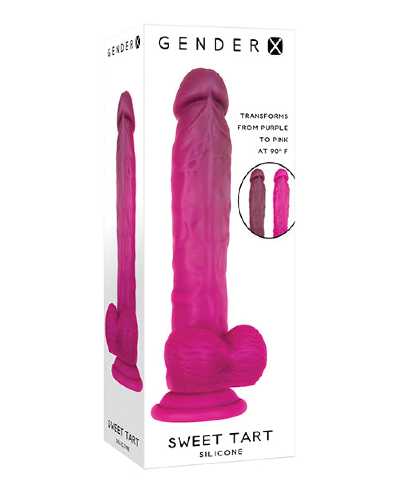 Doll Authority Dongs & Dildos Gender X Sweet Tart - Burgandy-pink