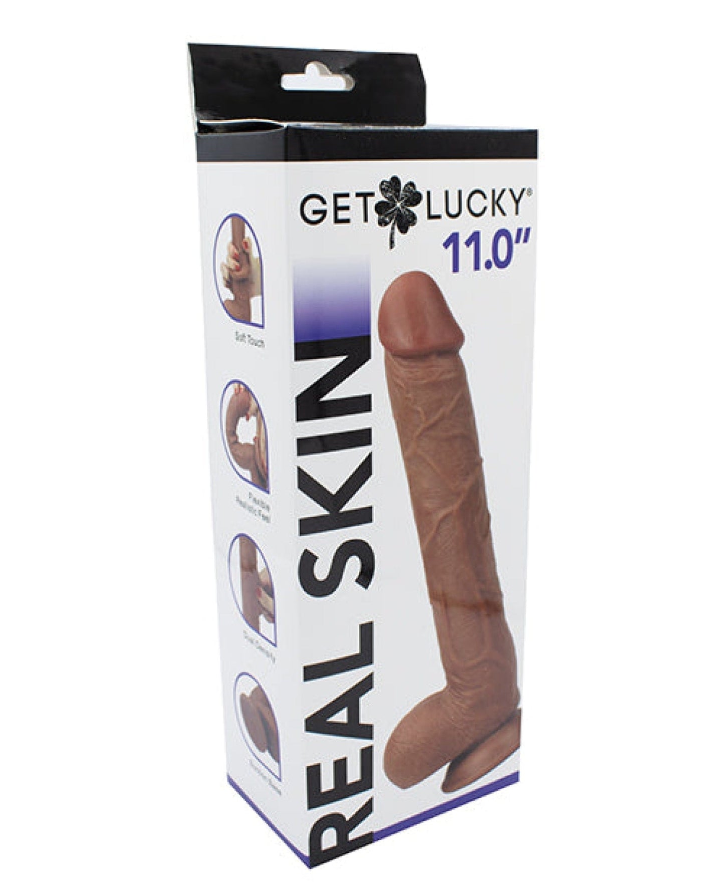 Doll Authority Dongs & Dildos Get Lucky 11" Real Skin Series - Light Brown