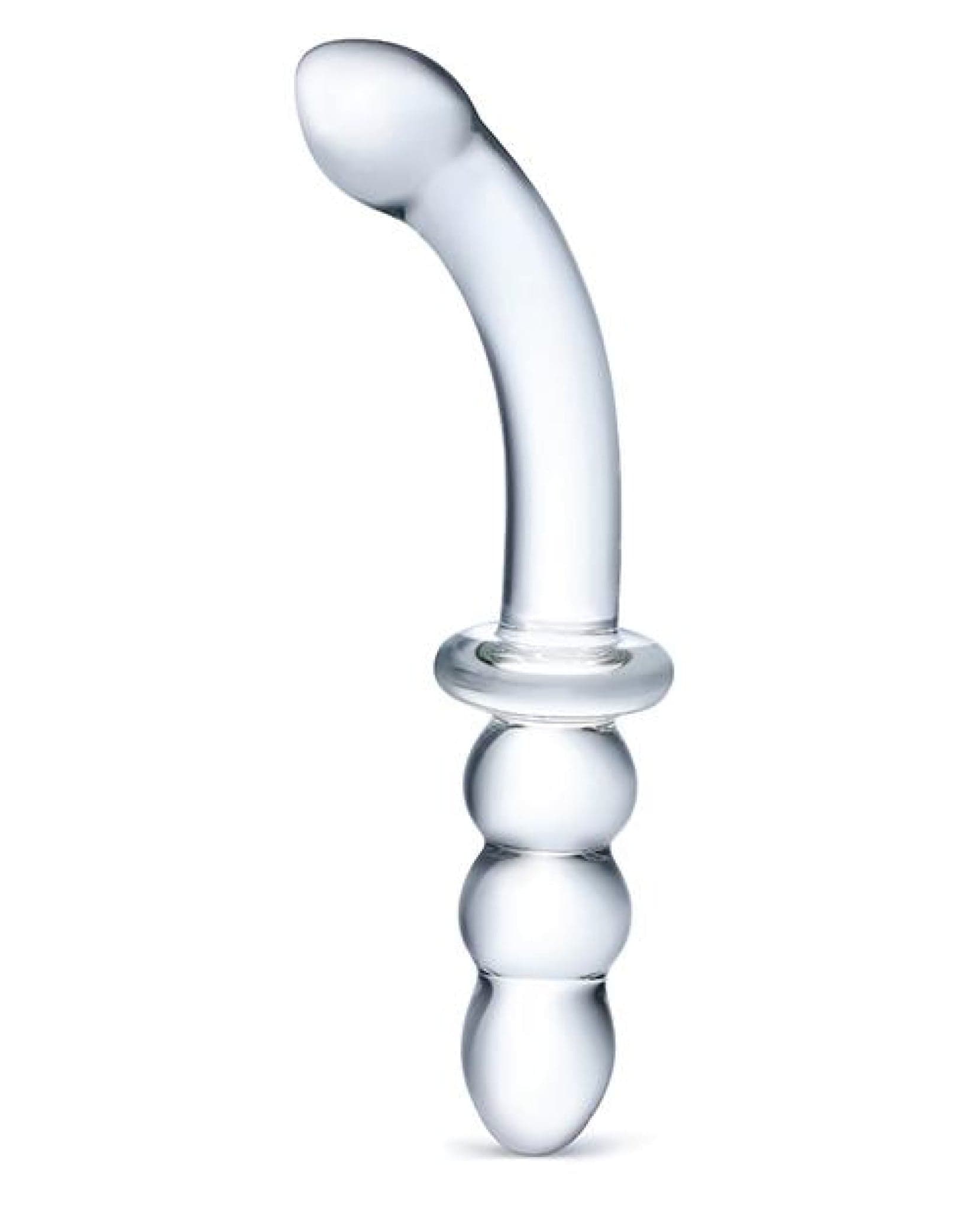 Doll Authority Dongs & Dildos Glas 8" Ribbed G-spot Glass Dildo