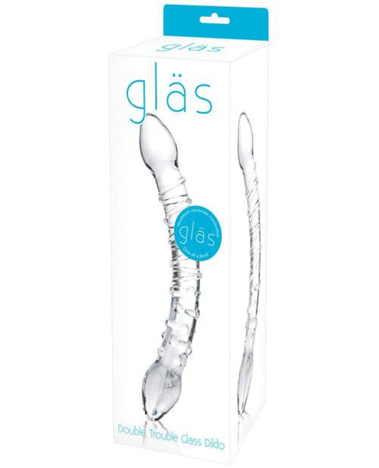 Doll Authority Dongs & Dildos Clear Glas Double Trouble Glass Dildo