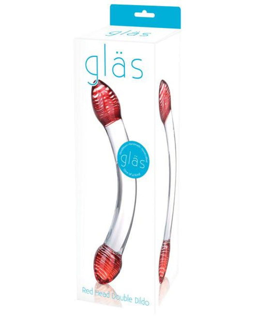 Doll Authority Dongs & Dildos Glas Red Head Double Glass Dildo