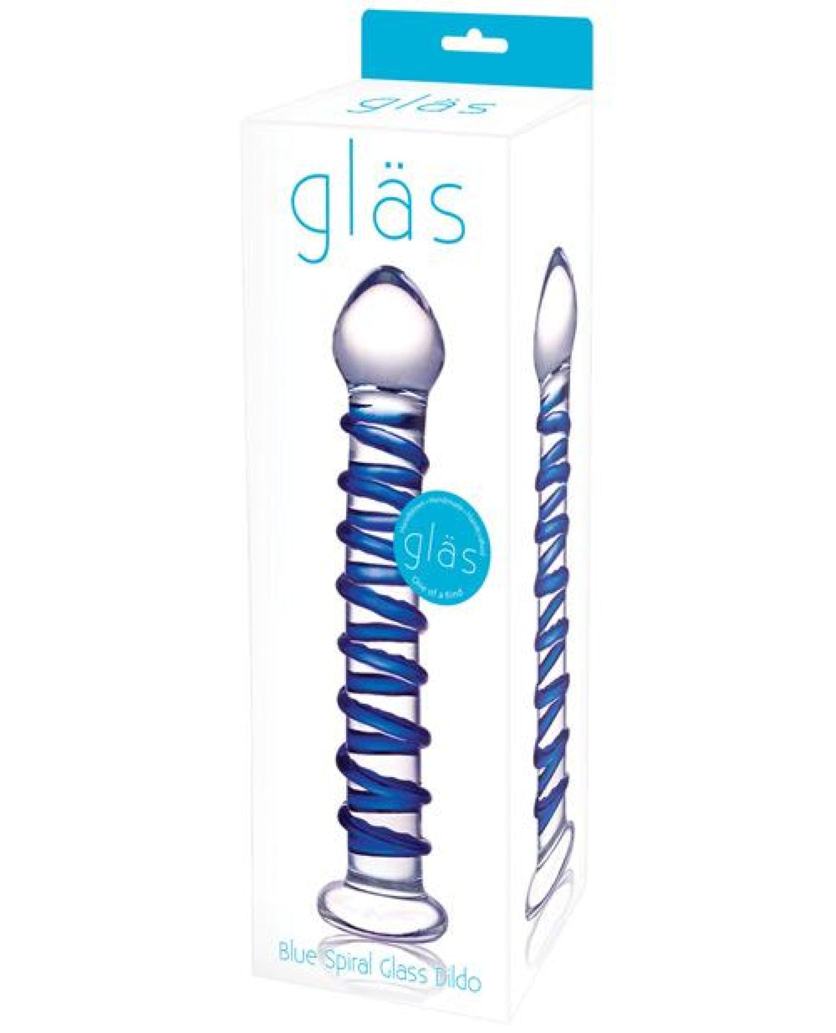 Doll Authority Dongs & Dildos Glas Spiral Glass Dildo - Blue