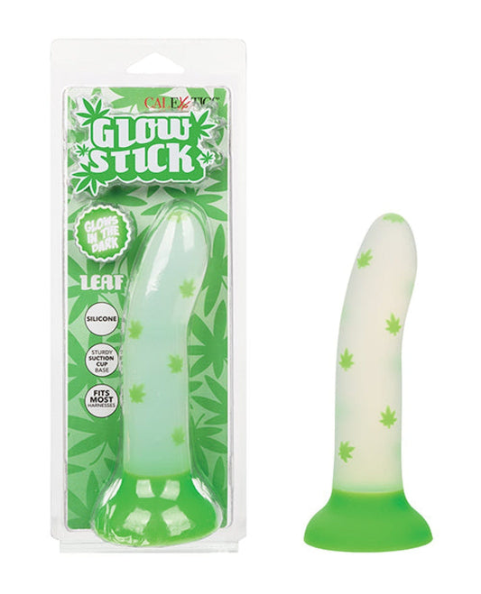 Doll Authority Dongs & Dildos Glow Stick Leaf Suction Cup Glow-in-the-Dark Dildo - Green