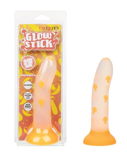 Doll Authority Dongs & Dildos Glow Stick Mushroom Suction Cup Glow-in-the-Dark Dildo - Orange