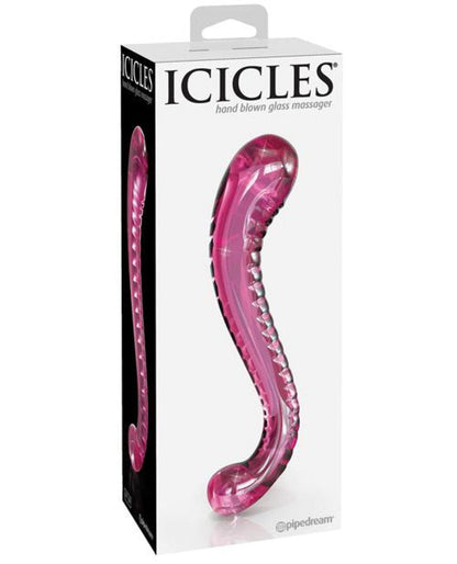 Doll Authority Dongs & Dildos Pink / 69 Icicles Hand Blown Glass G-spot Dildo - Pink