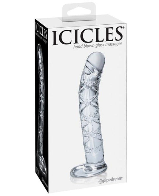 Doll Authority Dongs & Dildos 60 Icicles Hand Blown Glass G Spot Dong - Clear