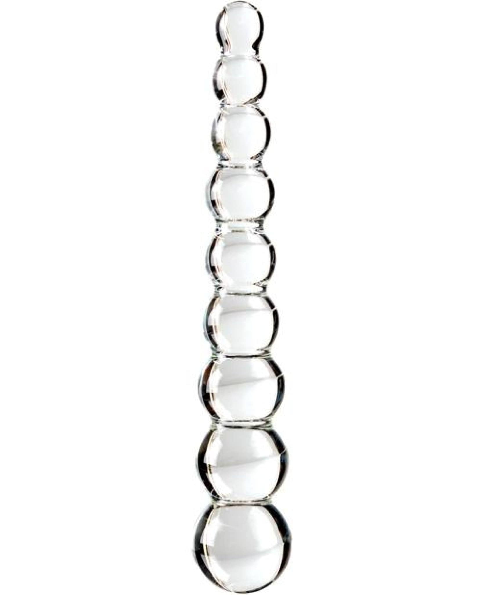 Doll Authority Dongs & Dildos Icicles No. 2 Hand Blown Glass Massager - Clear Rippled