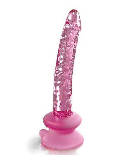 Doll Authority Dongs & Dildos Icicles No. 86 Hand Blown Glass Massager W-suction Cup - Pink