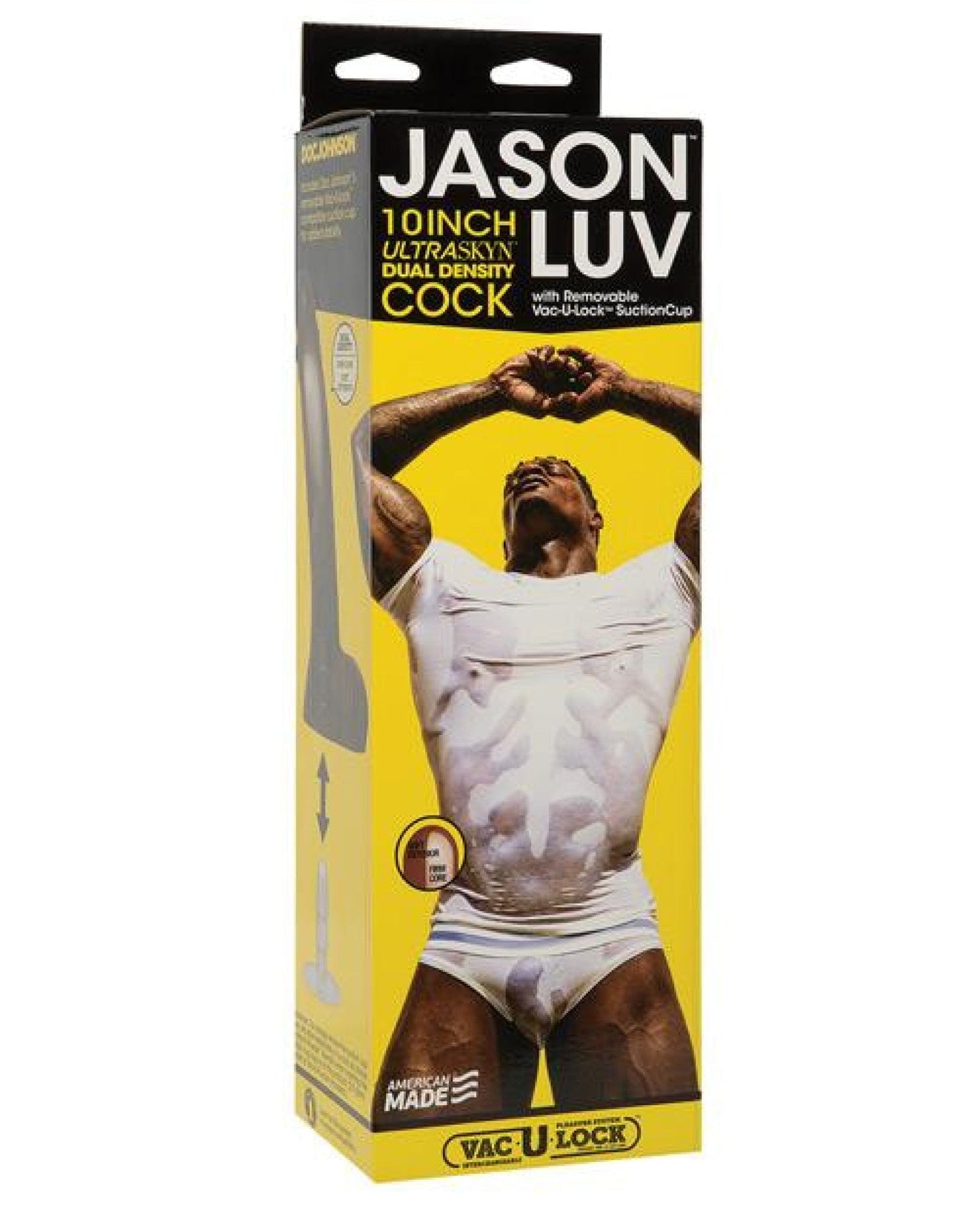 Doll Authority Dongs & Dildos Jason Luv 10" Ultraskyn Cock W-removable Vac-u-lock Suction Cup - Chocolate