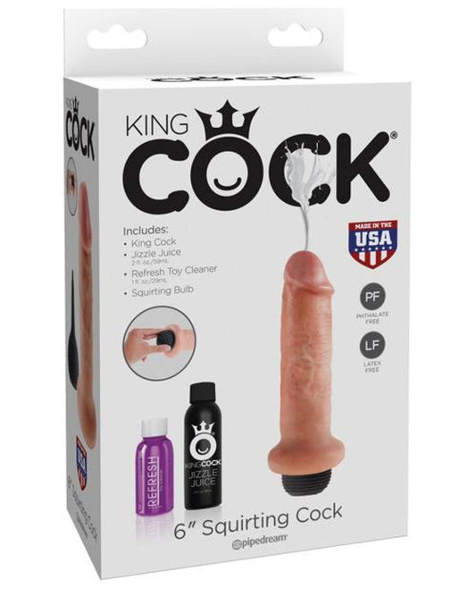 Doll Authority Dongs & Dildos Flesh "King Cock 6"" Squirting Cock"