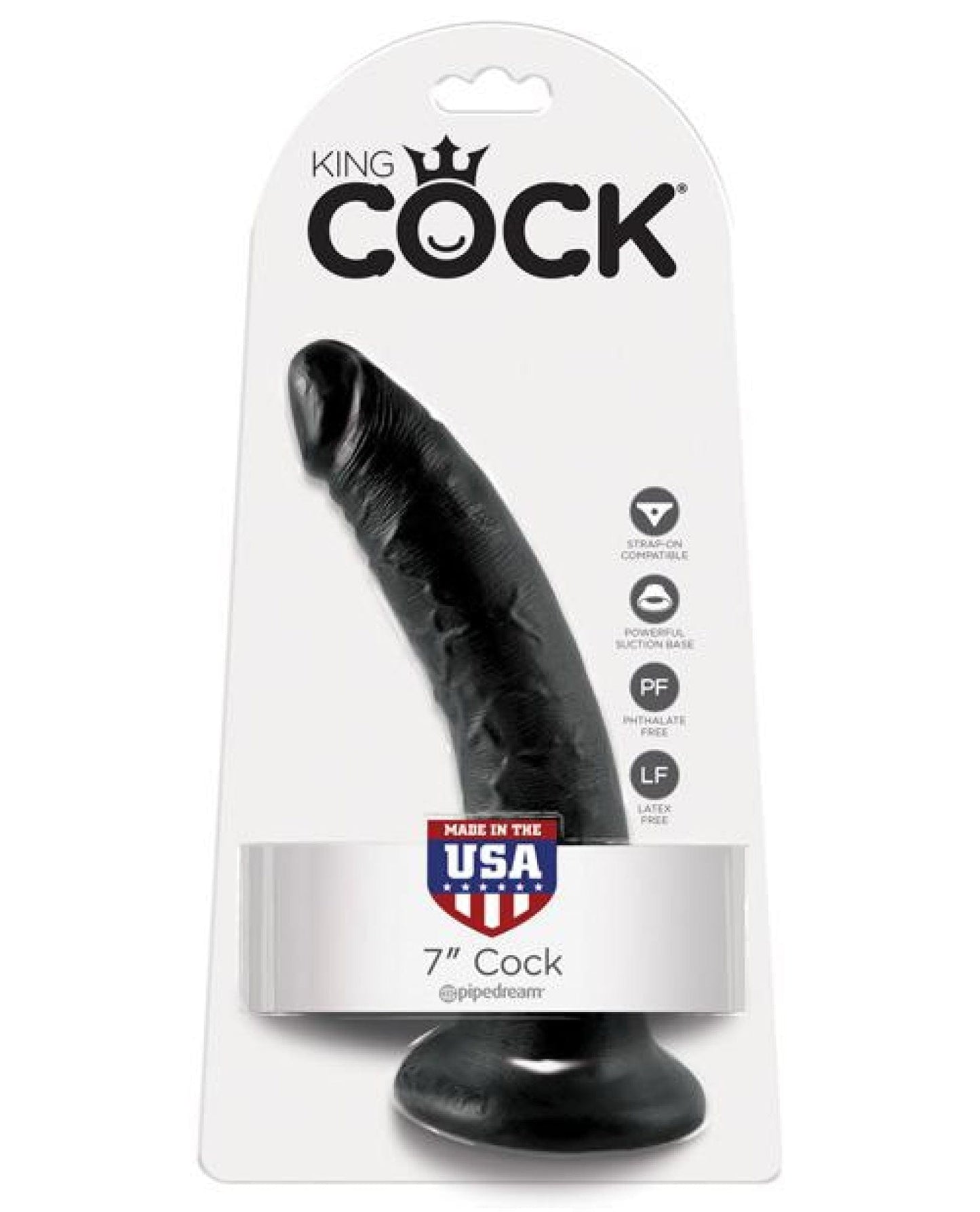 Doll Authority Dongs & Dildos Black "King Cock 7"" Cock"