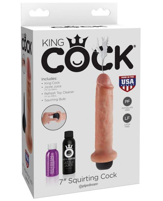 Doll Authority Dongs & Dildos Flesh "King Cock 7"" Squirting Cock"