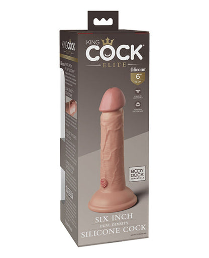 Doll Authority Dongs & Dildos King Cock Elite 6" Dual Density Silicone Cock