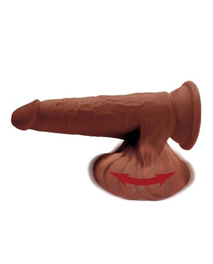 Doll Authority Dongs & Dildos King Cock Plus 8" Triple Density Cock W-swinging Balls - Brown