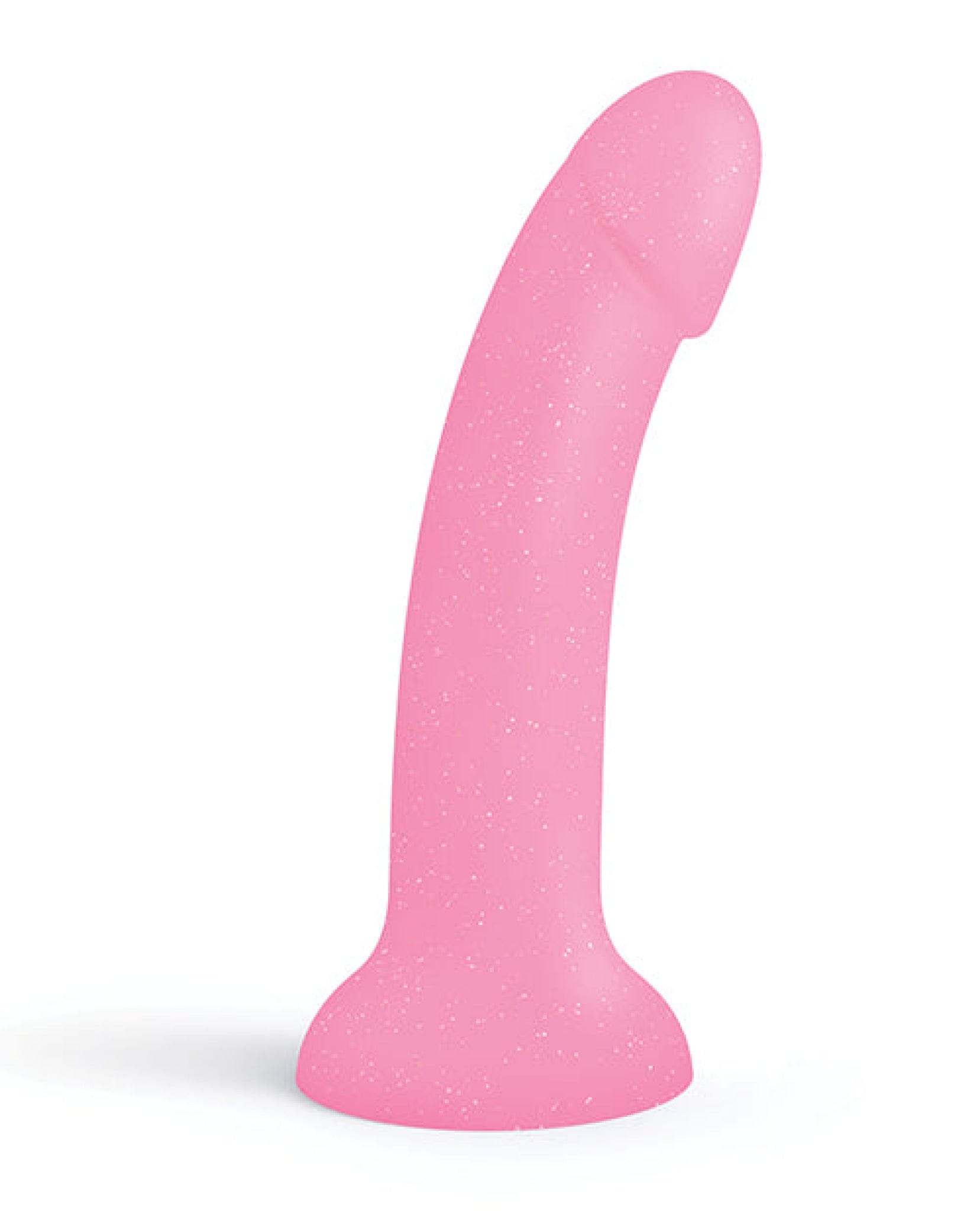 Doll Authority Dongs & Dildos Love To Love Curved Suction Cup Dildolls Glitzy - Glitter Pink