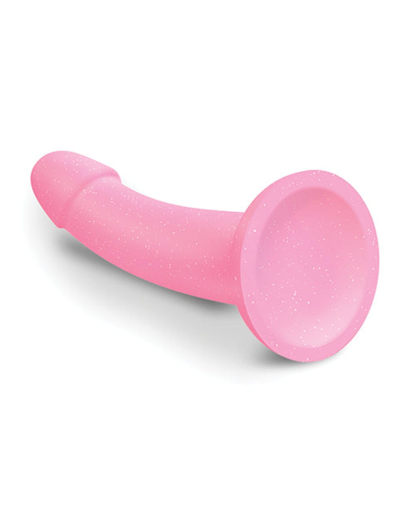 Doll Authority Dongs & Dildos Love To Love Curved Suction Cup Dildolls Glitzy - Glitter Pink