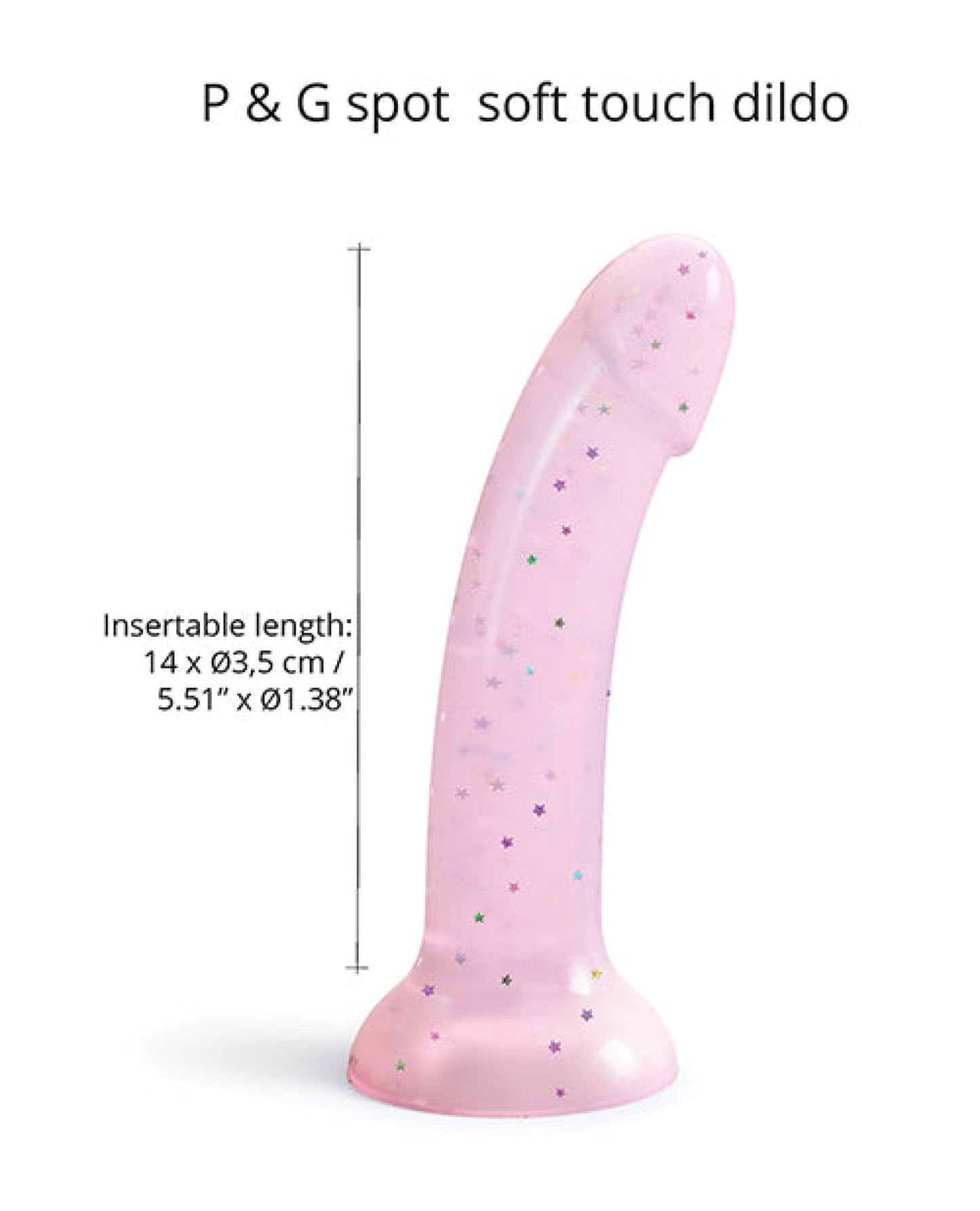Doll Authority Dongs & Dildos Love To Love Curved Suction Cup Dildolls Starlight - Pink