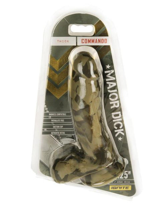 Doll Authority Dongs & Dildos Green Camo Major Dick Commando Dong