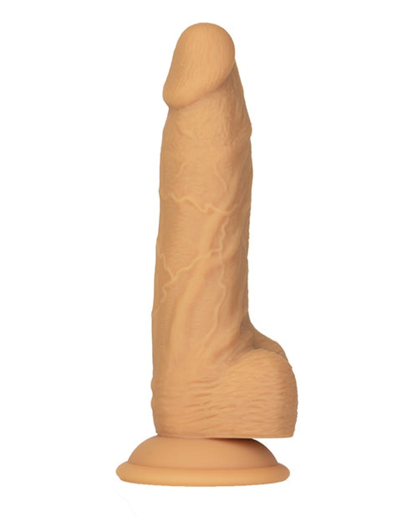 Doll Authority Dongs & Dildos Naked Addiction 8" Rotating & Vibrating Dong W-remote - Caramel