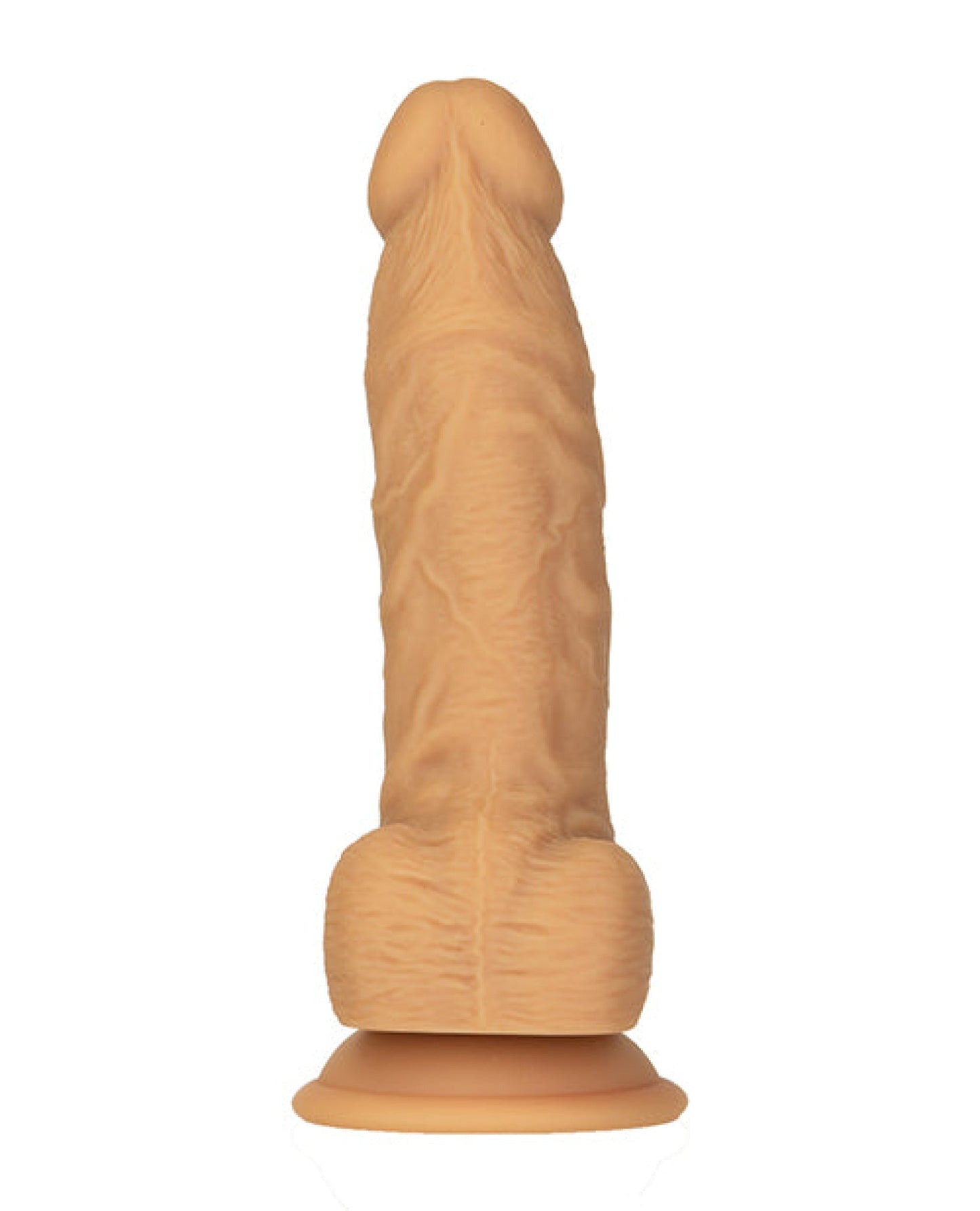 Doll Authority Dongs & Dildos Naked Addiction 8" Rotating & Vibrating Dong W-remote - Caramel