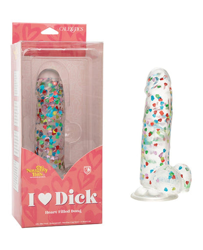 Doll Authority Dongs & Dildos Naughty Bits I Love Dick Heart Filled Dong - Multicolor