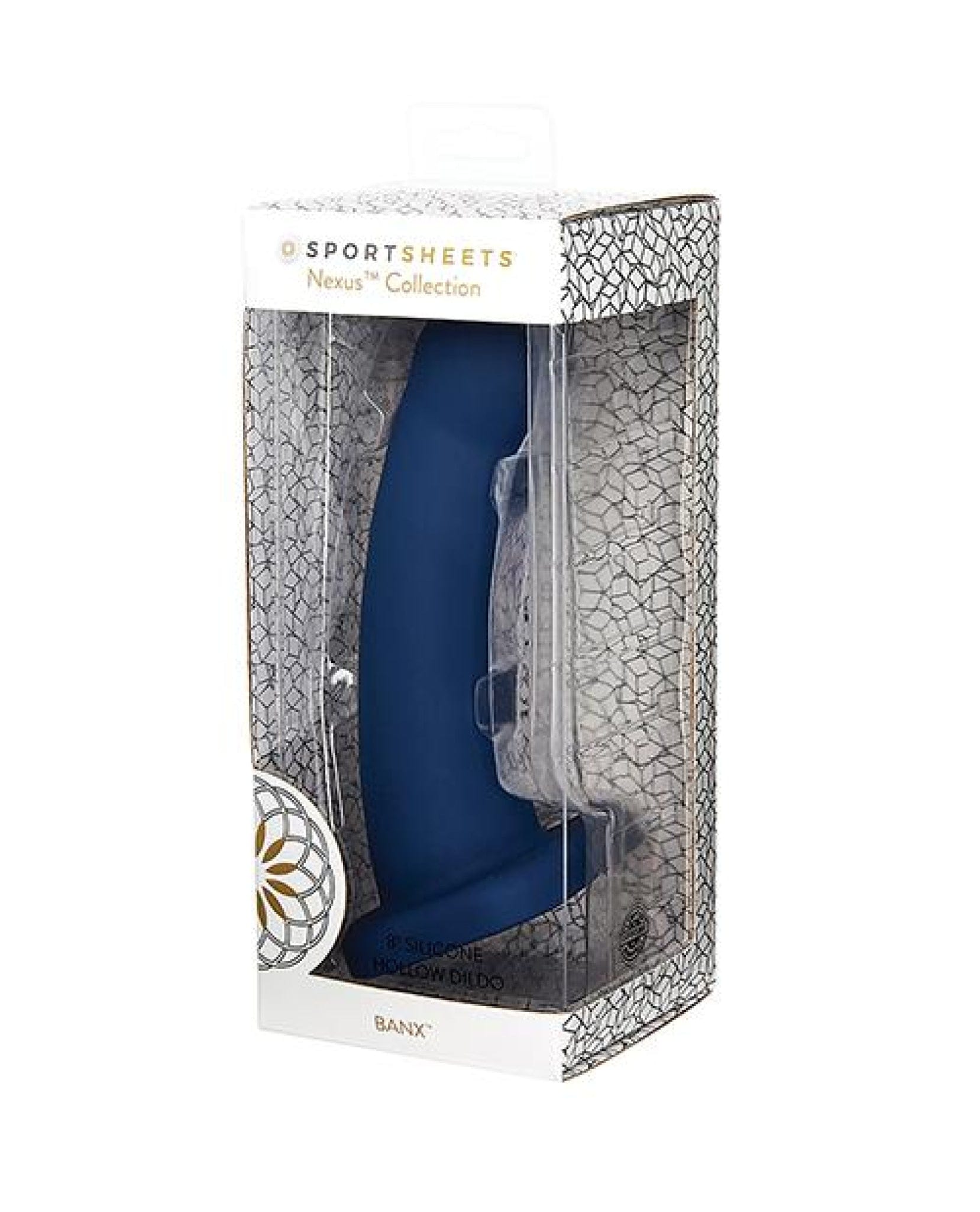 Doll Authority Dongs & Dildos Hollow Dildo Banx - Navy / 8" Nexus Solid Silicone Dildo