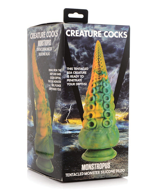 Doll Authority Dongs & Dildos No Eta Creature Cocks Monstropus Tentacled Monster Silicone Dildo - Green-yellow