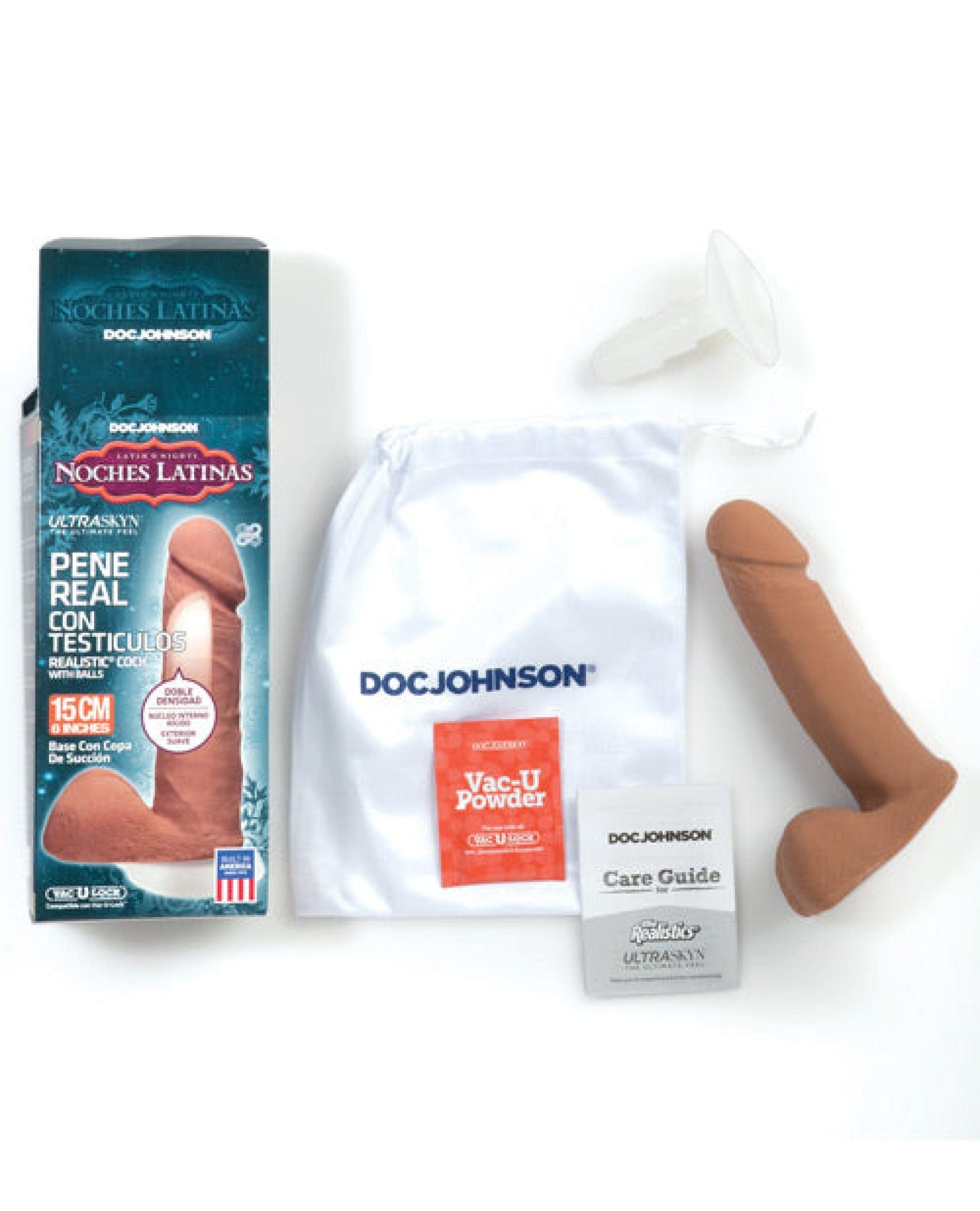 Doll Authority Dongs & Dildos Noches Latinas Ultraskyn Pene Real Con Testiculos 6 " - Caramel