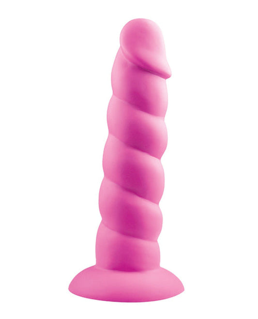 Doll Authority Dongs & Dildos 7" Rock Candy Suga Daddy Silicone Dildo - Pink