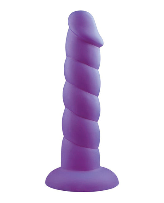 Doll Authority Dongs & Dildos 8" Rock Candy Suga Daddy Silicone Dildo - Purple