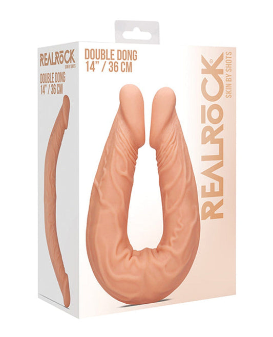 Doll Authority Dongs & Dildos Shots Realrock 14" Double Dong - Flesh