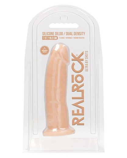 Doll Authority Dongs & Dildos Flesh "Shots Realrock 7.5"" Silicone Dual Density Dildo"