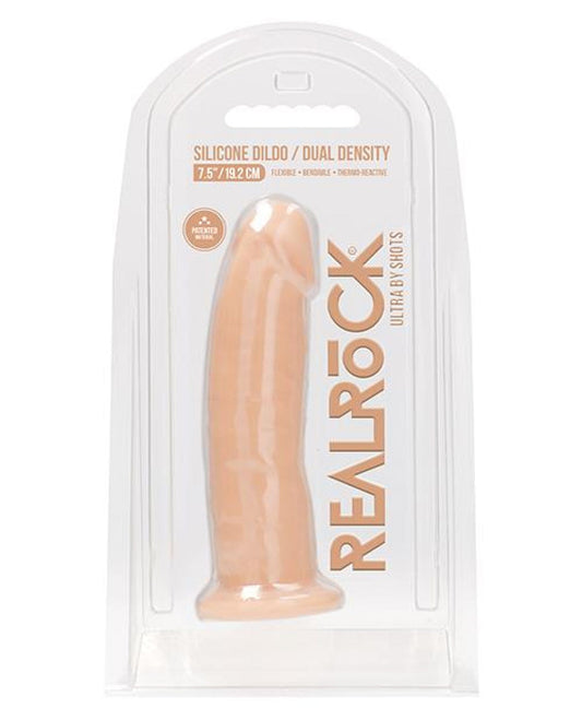 Doll Authority Dongs & Dildos Flesh "Shots Realrock 7.5"" Silicone Dual Density Dildo"