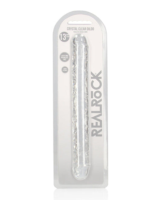 Doll Authority Dongs & Dildos Transparent Shots Realrock Crystal Clear 14" Double Dildo