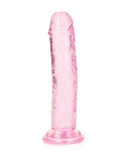 Doll Authority Dongs & Dildos Shots Realrock Crystal Clear Straight Dildo W/suction Cup