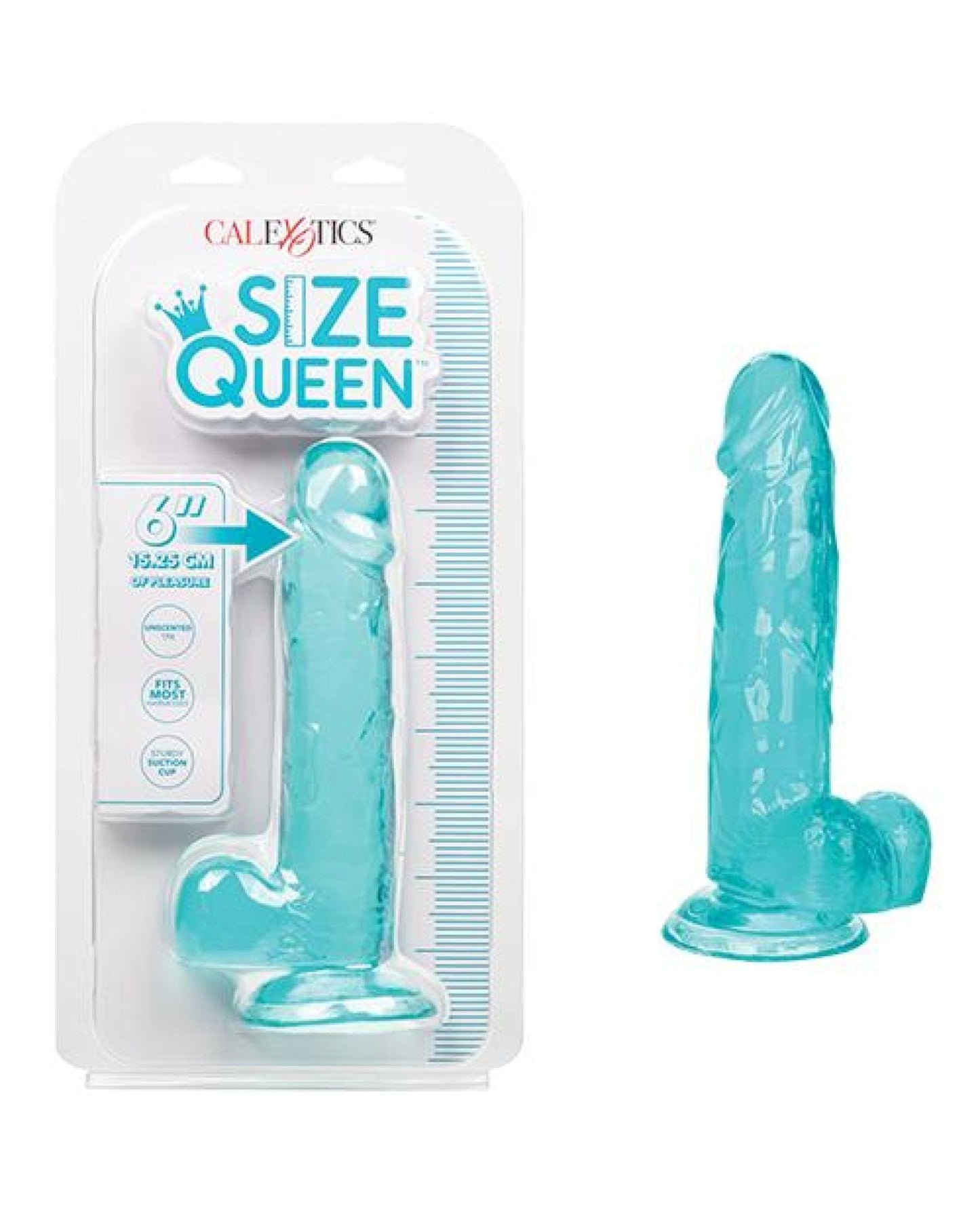 Doll Authority Dongs & Dildos Size Queen 6" Dildo - Blue