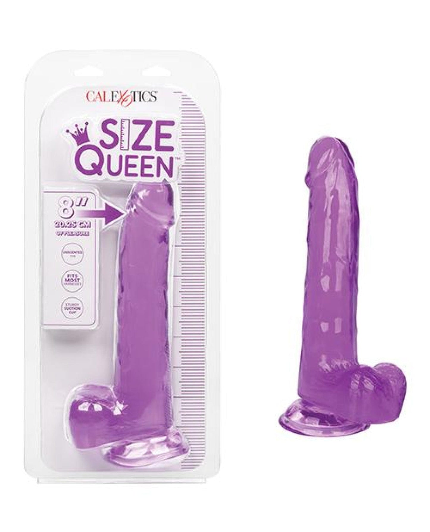 Doll Authority Dongs & Dildos Purple Size Queen 8" Dildo