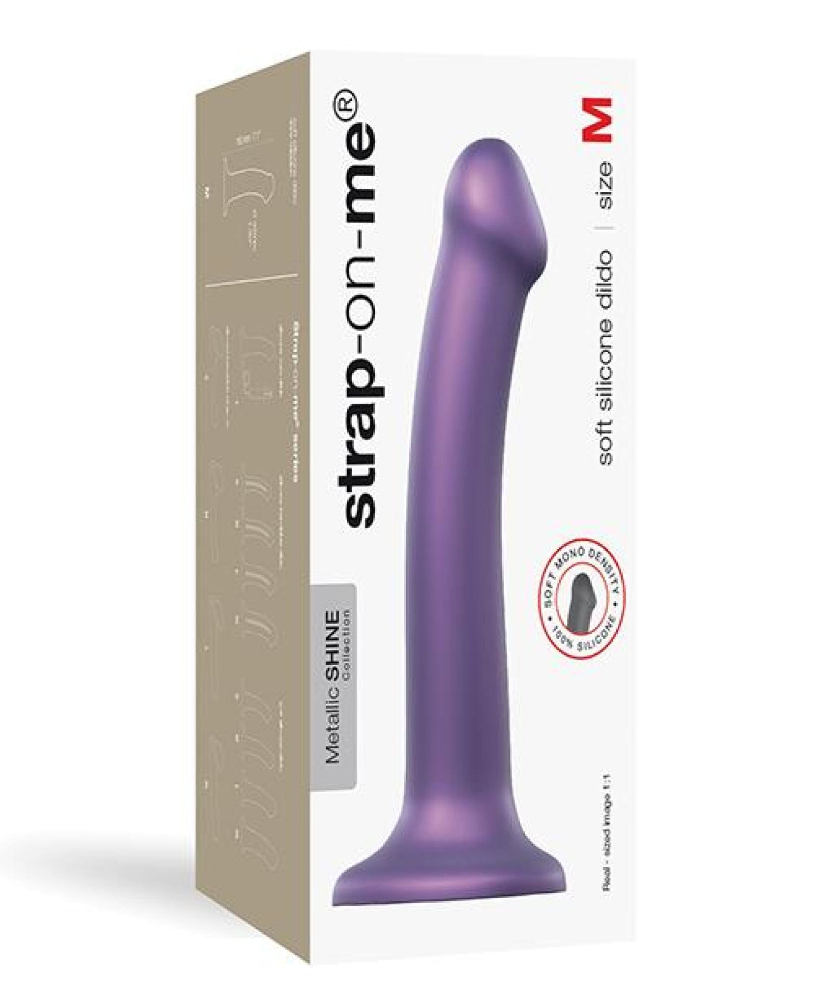 Doll Authority Dongs & Dildos Metallic Purple Strap On Me Flexible Dildo