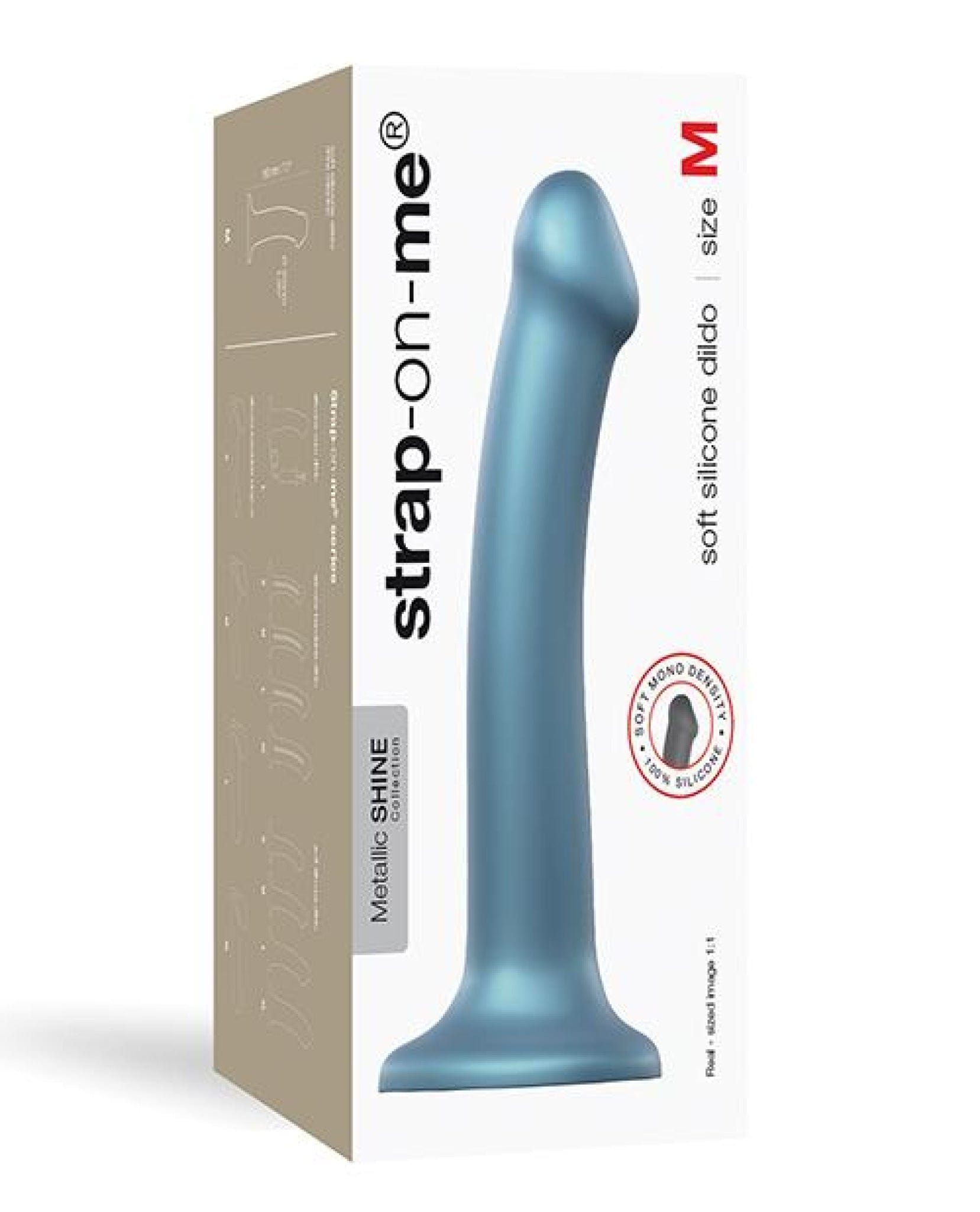 Doll Authority Dongs & Dildos Metallic Blue Strap On Me Flexible Dildo